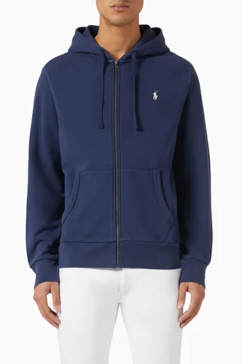 Polo Pony Zip Hoodie