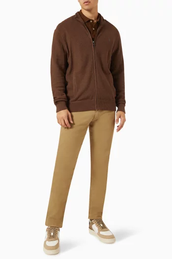 Full-zip Jacket in Wool-knit