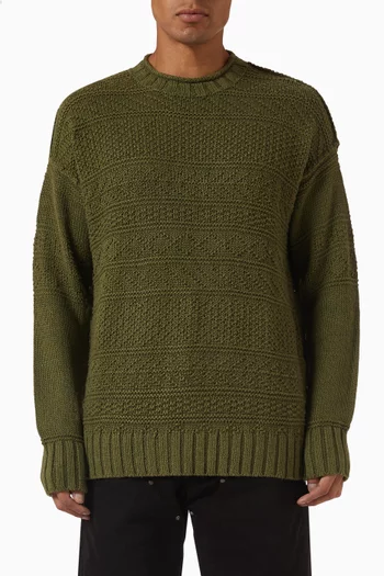 Patterned Sweater in Knit