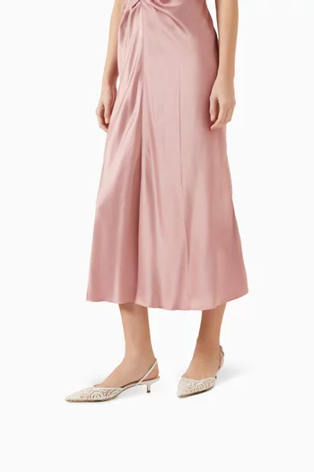 Sorrento 35 Slingback Pumps in Embroidered Lace