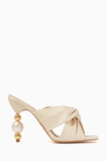 Camelia Lys 100 Mules in Leather