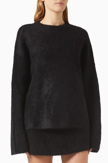 Crewneck Sweater in Alpaca Blend