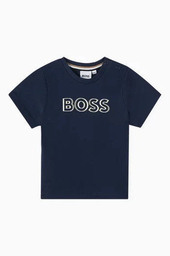 Logo-print T-shirt in Cotton