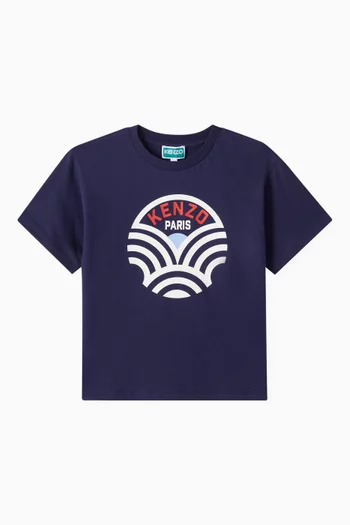 Branded Logo T-shirt in Organic Cotton