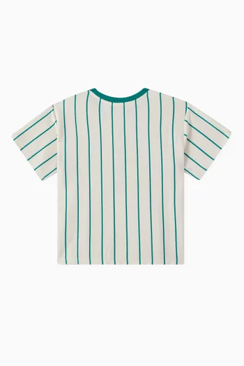 تي شيرت قطن جيرسيه مخطط