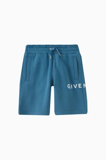 Logo Sweatshorts in Cotton Fleece