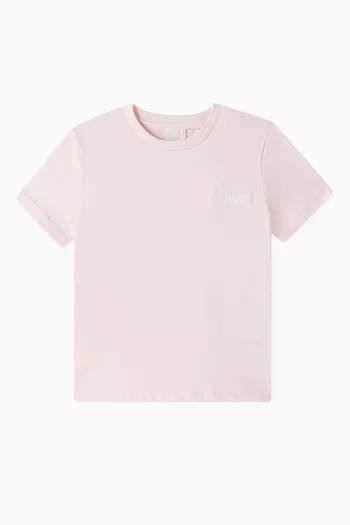 Logo Print T-shirt in Cotton