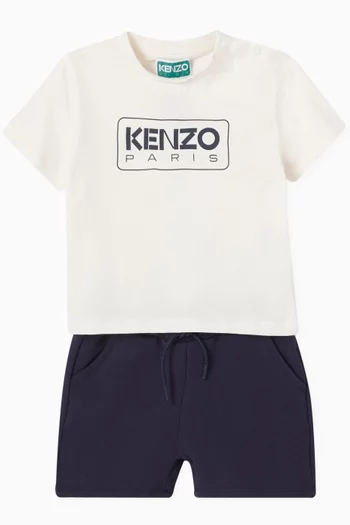 Bermuda Sweatshorts in Organic Cotton-fleece