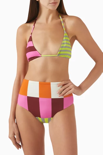 Mariana Bikini Top in Recycled Nylon Blend