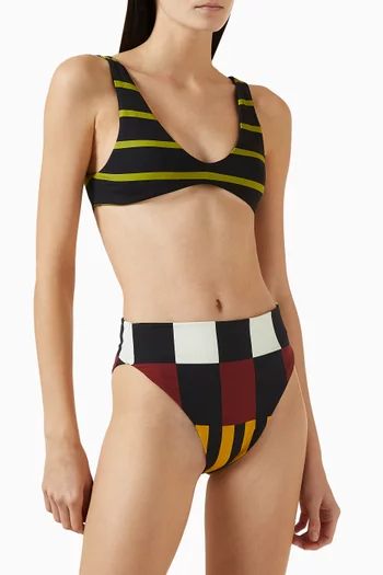 Lulu Bikini Briefs in Stretch Nylon