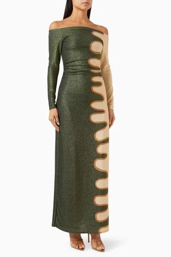 Averi Off-shoulder Maxi Dress
