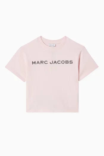 Daisy Crystal Logo T-shirt in Cotton