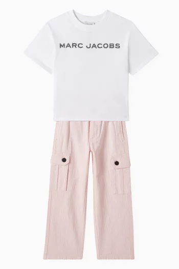 Daisy Crystal Logo T-shirt in Cotton