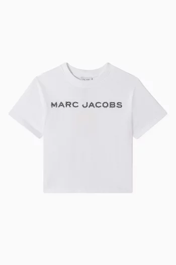 Daisy Crystal Logo T-shirt in Cotton