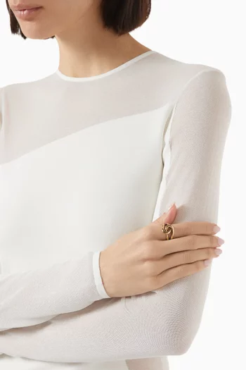Camilla Ring in Gold-plated Brass