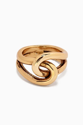 Camilla Ring in Gold-plated Brass