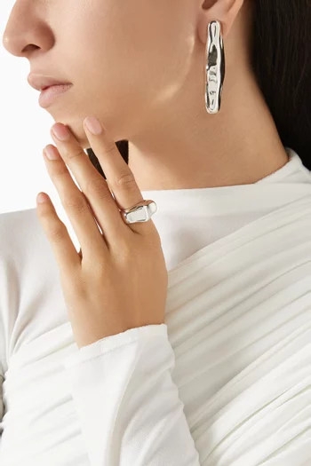 Eternal Ring in Silver-plated Brass