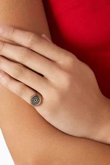 Feel Good Ring in Gold-plated Brass