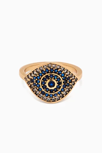 Feel Good Ring in Gold-plated Brass