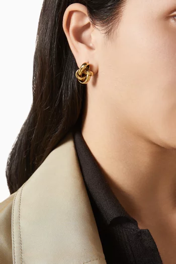 Ecliptic Earrings in Gold-plated Brass
