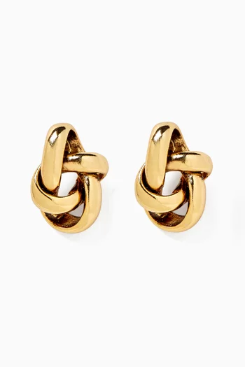 Ecliptic Earrings in Gold-plated Brass