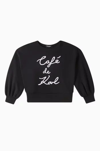 Cafe de Karl Sweatshirt in Cotton-blend