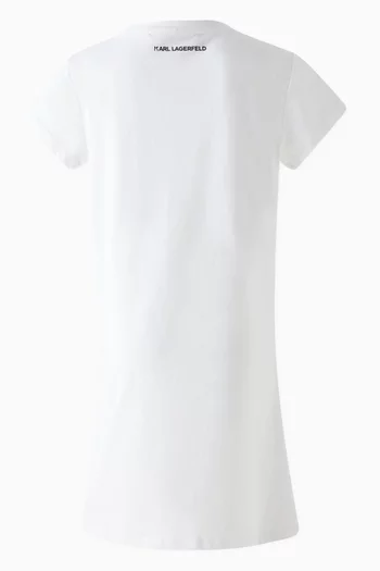 Karl Signature T-shirt Dress