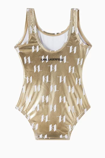 Monogram One-piece Swimsuit