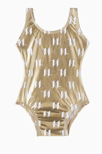 Monogram One-piece Swimsuit