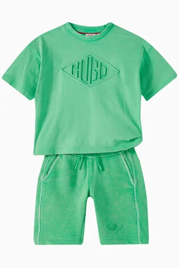 تي شيرت بشعار الماركة قطن