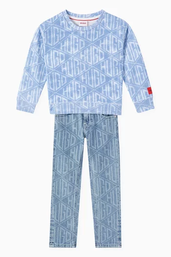 Logo Sweatshirt in Cotton-blend