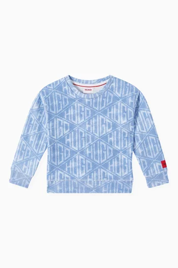 Logo Sweatshirt in Cotton-blend