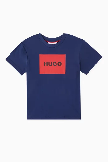 تي شيرت بشعار الماركة قطن عضوي