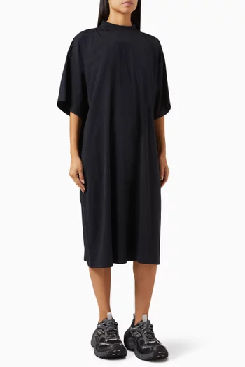 T-shirt Mini Dress in Shiny-jersey