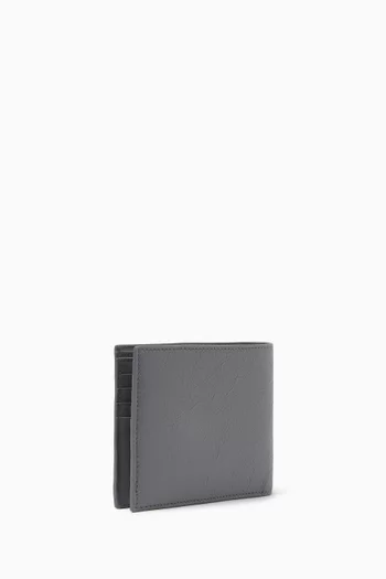 Monaco Square Bifold Wallet in Arena Lambskin