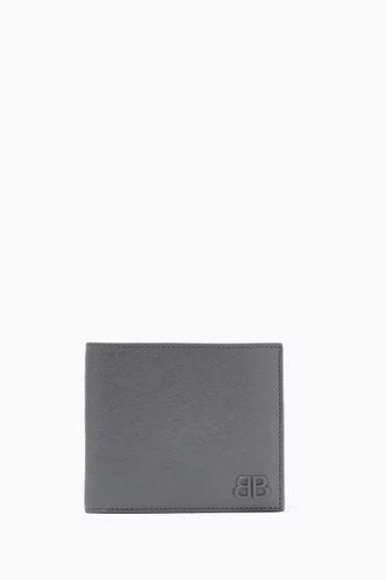 Monaco Square Bifold Wallet in Arena Lambskin