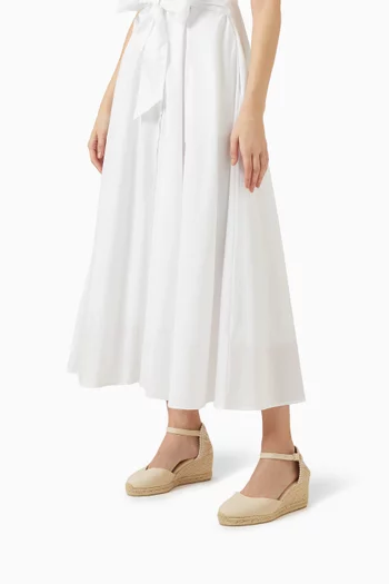 حذاء إسبادريل كارول بكعب ويدج 60 مم قنب