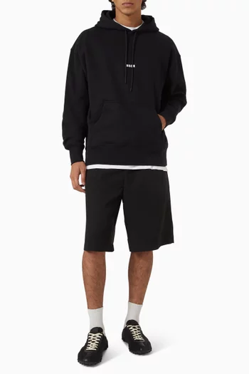 Logo Hoodie in Cotton