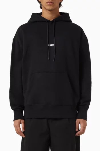 Logo Hoodie in Cotton