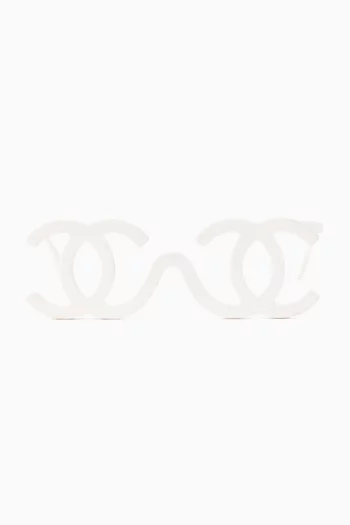 Unused Monogram Logo Frames in Stainless Steel