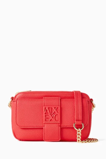 حقيبة كاميرا سوزي بشعار الماركة جلد صناعي