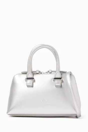 Megan Top-handle Bag in Faux Leather