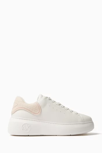 Super Low-top Sneakers in Faux Leather
