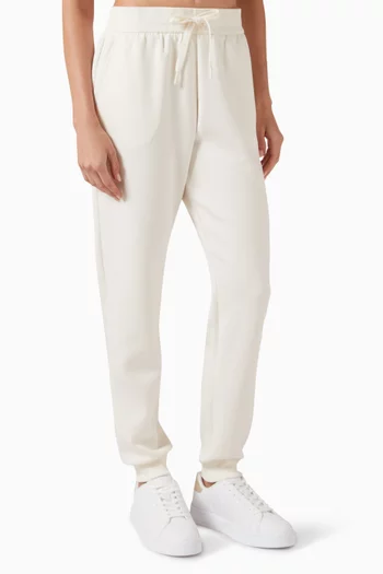 بنطال رياضي بشعار الماركة قماش سكوبا