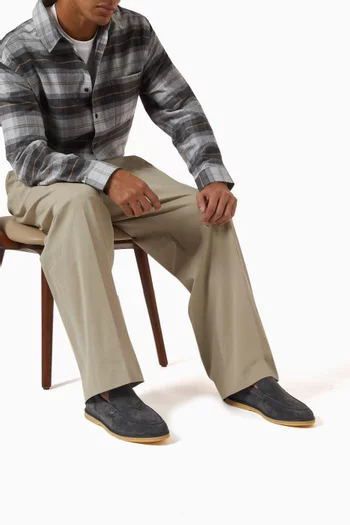 Loafers in Suede