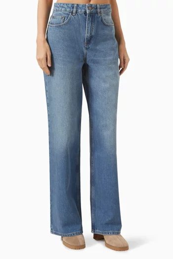 415 Wide-leg Jeans in Denim