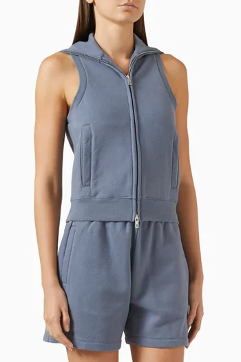 Owners Club Gilet Vest in Brushed-fleece