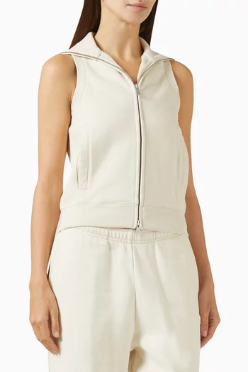 Owners Club Gilet Vest in Brushed-fleece