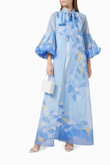 Asher Floral Cape Set