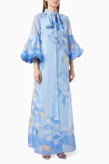 Asher Floral Cape Set